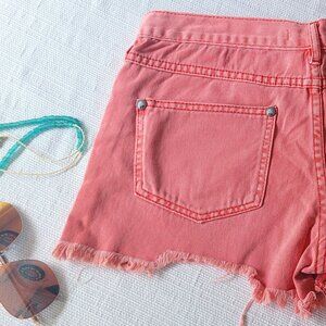 FREE PEOPLE Junior Women's Shorts Distressed Cut Off's